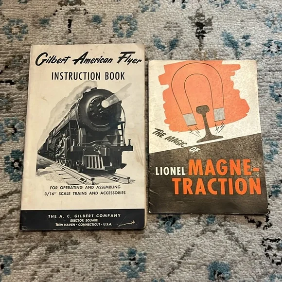 Vintage Train Instruction Books Collection 1950s Lionel & Gilbert American Flyer - Picture 10 of 16
